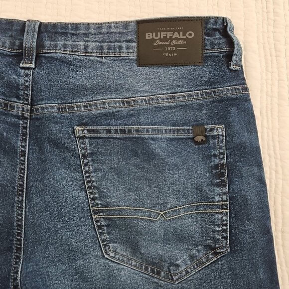 Buffalo by David Bitton Driven Jeans Men's 36 x 32 Med Wash Relaxed Straight NEW - Picture 14 of 16